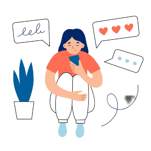 gitl using phone vector